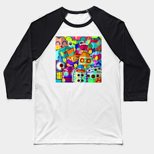 doodle mind chacha Baseball T-Shirt